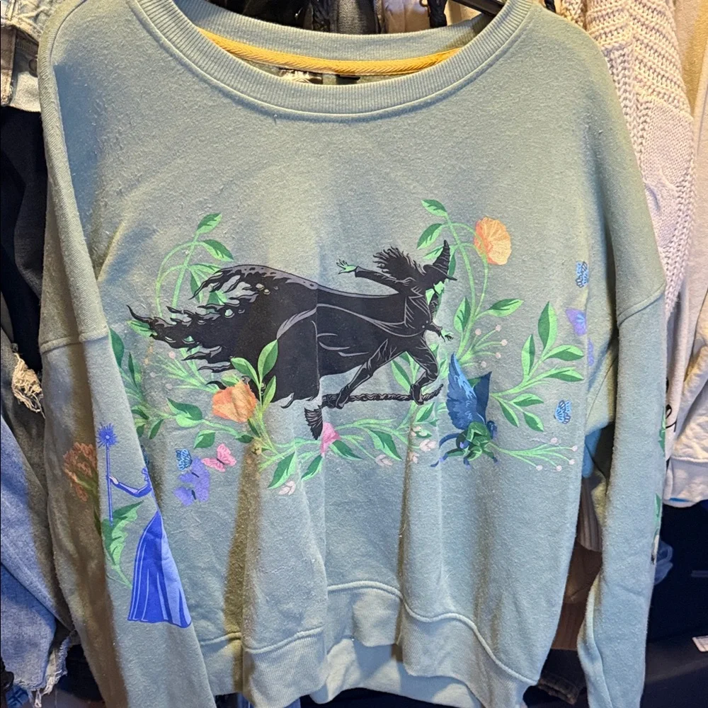 Floral Graphic Crew Neck Sweater - Picture 1 of 1